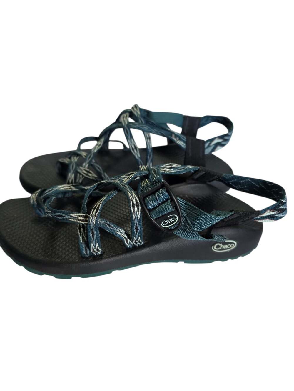 Chaco ZX/2 Classic Sport Green Sandals Granola Girl Sz 10